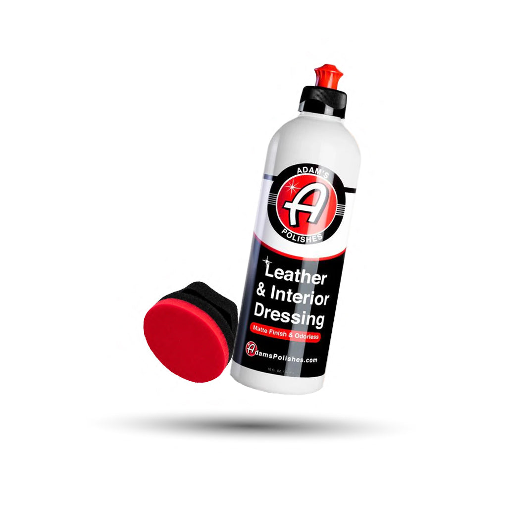 Adam’s Leather Polish & Red Hex Grip Applicator Bundle