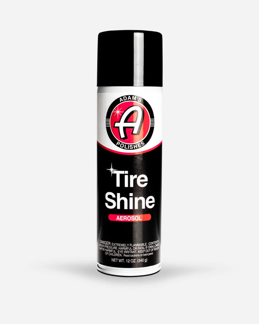 Adam's Aerosol Tire Shine with Pro Tire Hex Grip Applicator (For Tires and Trim)