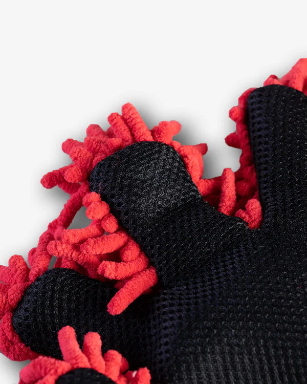 مجموعة منظف العجلات البيئي وقفاز غسيل العجلات من آدم