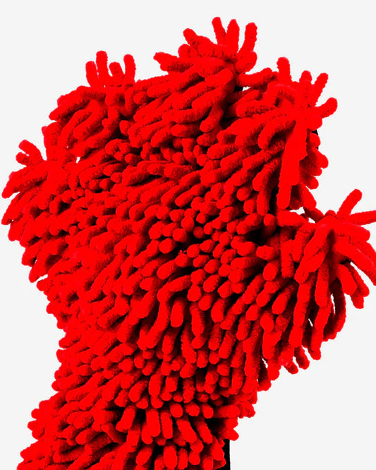 قفاز غسيل العجلات المصنوع من الألياف الدقيقة من آدم