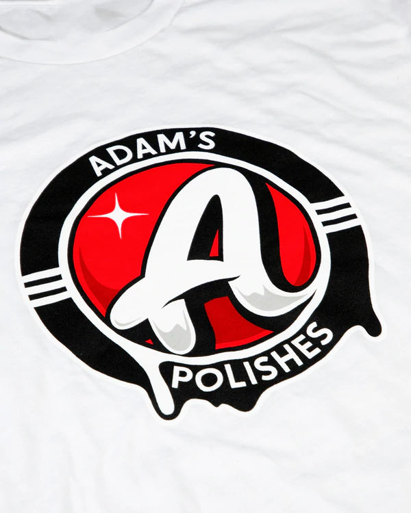 تي شيرت أبيض بشعار Adam's Melting