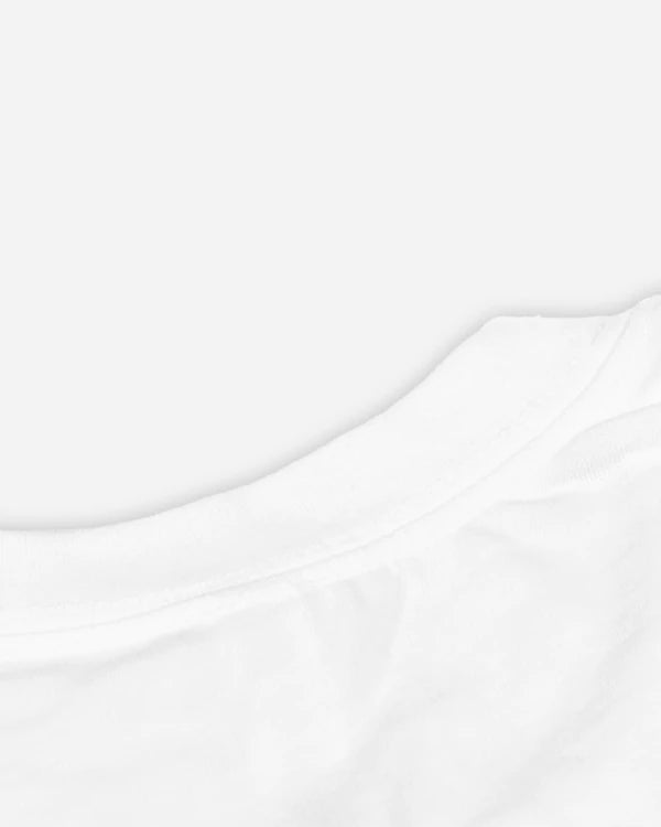 تي شيرت أبيض بشعار Adam's Melting