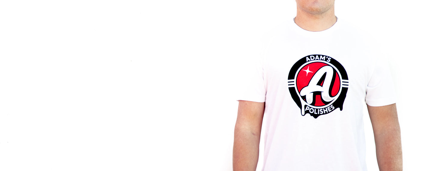 تي شيرت أبيض بشعار Adam's Melting