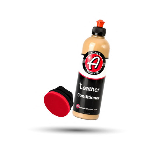 Adam’s Leather Conditioner & Red Hex Grip Applicator Bundle