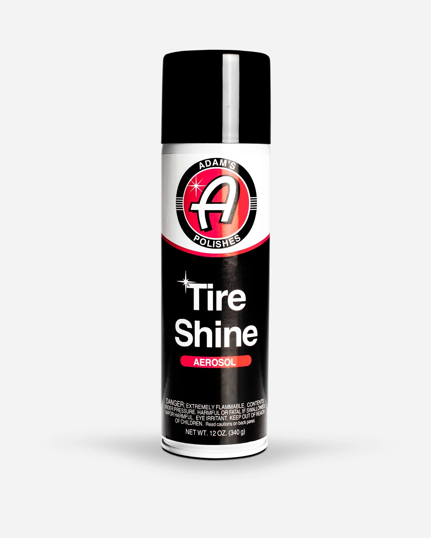Adam's Aerosol Tire Shine with Pro Tire Hex Grip Applicator (For Tires and Trim)