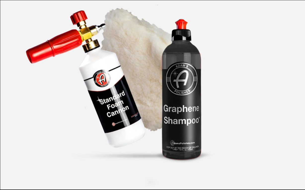 Adam's Foam Canoon and Graphene Shampoo