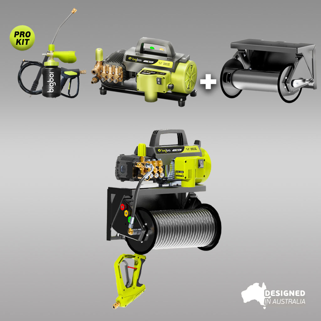 iBigBoi WashR PRO MKII with Fixed Wall Mount Package