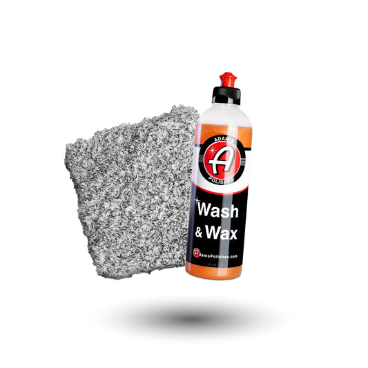 Adam’s Wash & Wax & Microfiber Wash Sponge Bundle